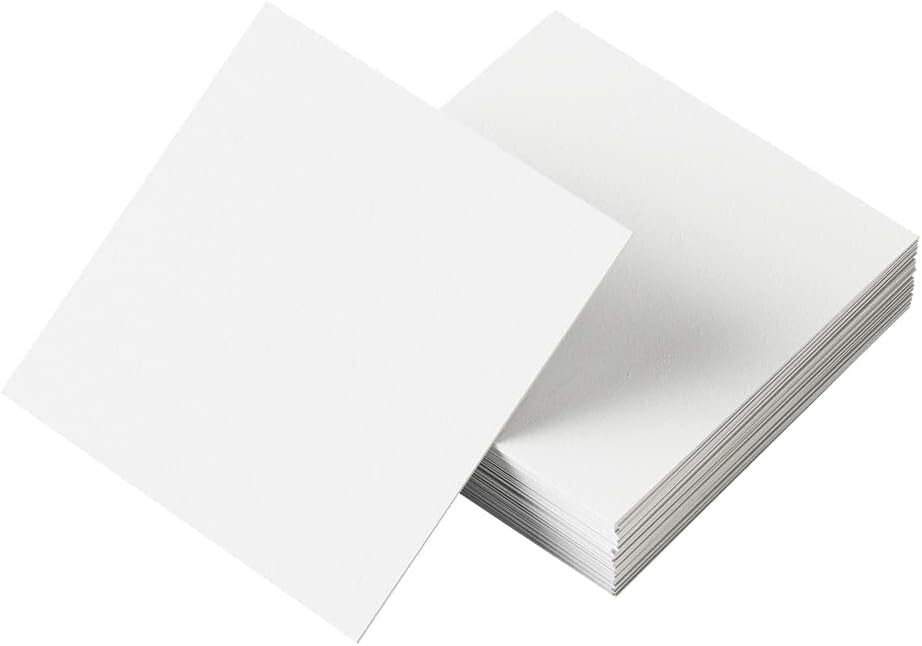 Durable 110 lb White Cardstock - 100 Count 12x12 Inches for Creative Projects