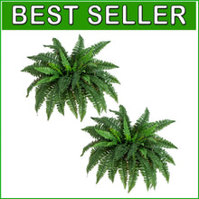 Load image into Gallery viewer, Vibrant 40IN Artificial Boston Ferns - Set of 2 for Versatile Home Styling