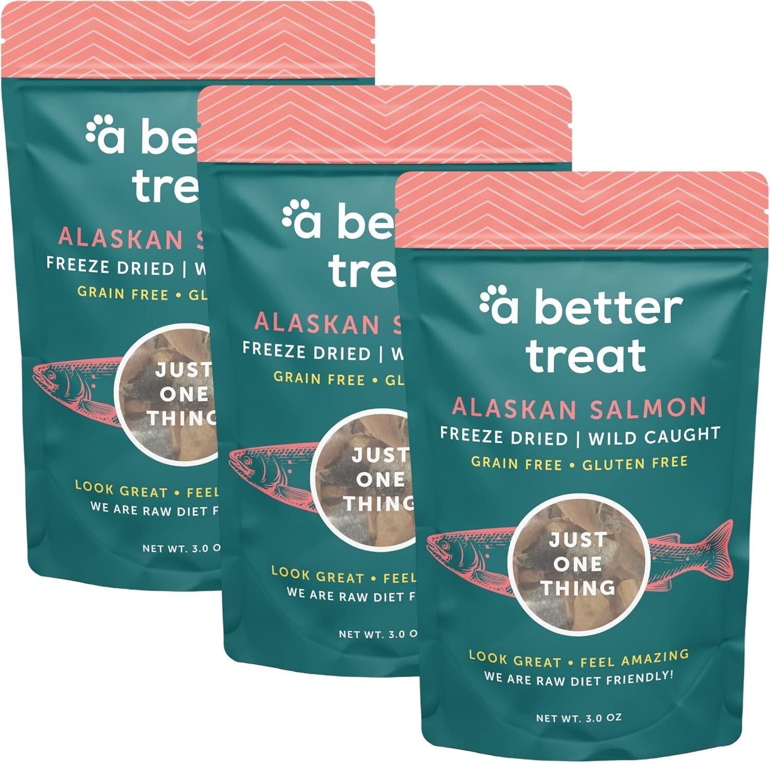 Sustainably Sourced Freeze Dried Salmon Treats - Healthy for Dogs of All Sizes