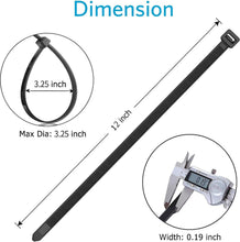 Load image into Gallery viewer, Premium 12" Black Zip Ties 4000 Pack - Durable, Versatile, and Eco-Friendly