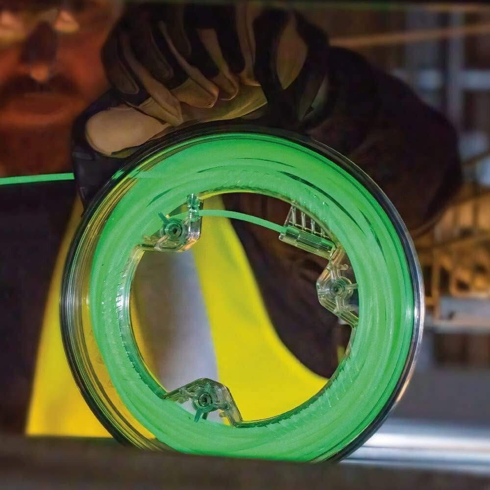 Versatile Glow-in-the-Dark 40-Foot Fish Tape with Stainless Steel End Connector