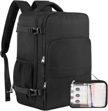Load image into Gallery viewer, Waterproof Casual Travel Backpack with 16-Inch Laptop Compartment and Extra Bag