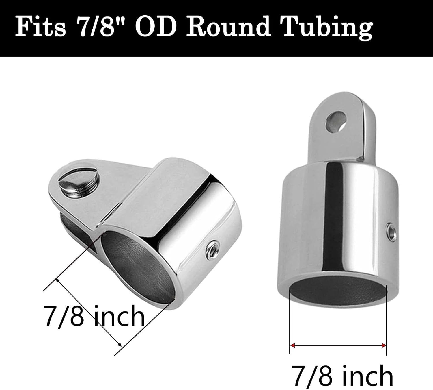 Easy Install Bimini Top Hardware Kit - Heavy Duty Stainless Steel, 12 Pieces