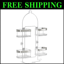 Load image into Gallery viewer, Adjustable Stainless Steel Shower Caddy with 4 Expandable Baskets for Storage