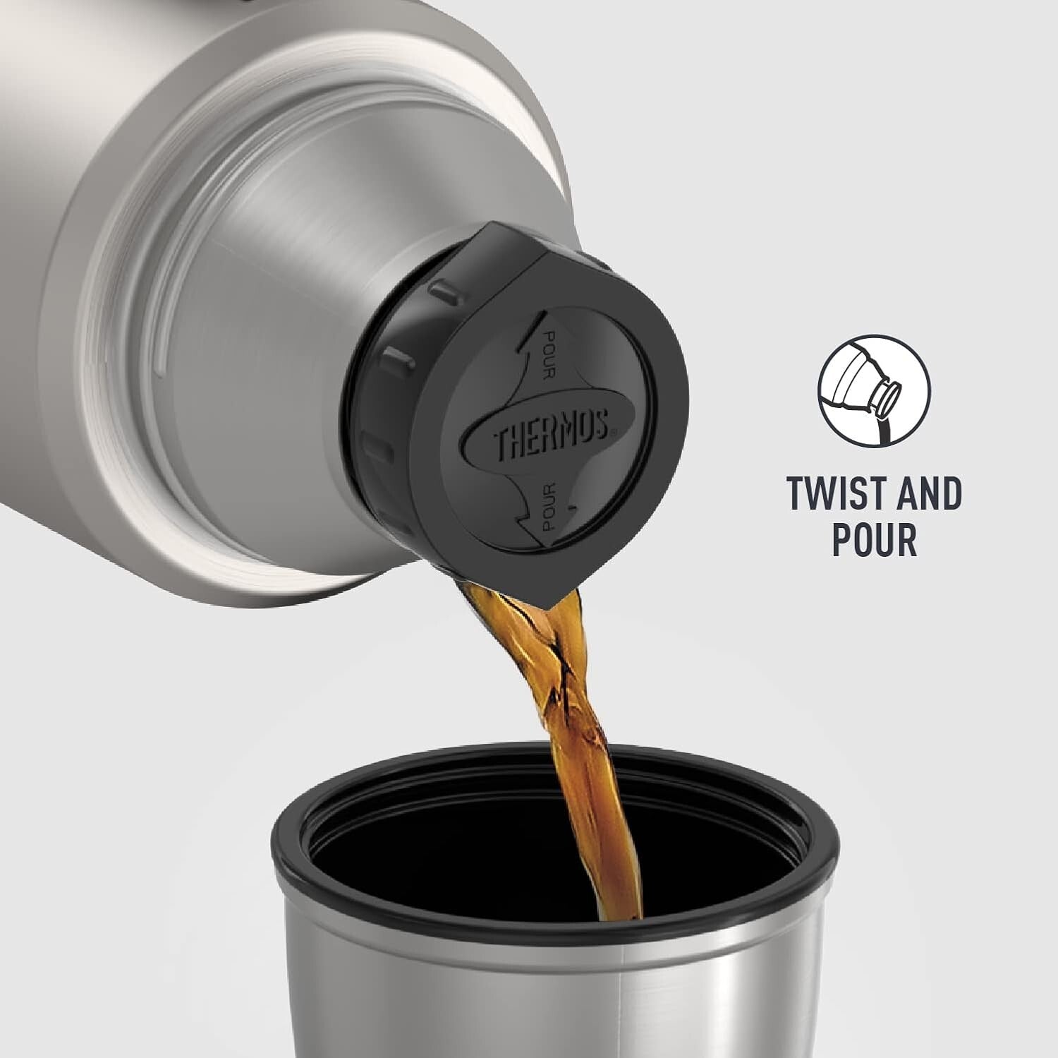 Stainless King 40oz Vacuum Beverage Bottle - Ideal for Family Camping & Travel