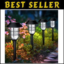 Load image into Gallery viewer, Weatherproof 12 Pack Solar Path &amp; Garden Lights - Easy Install Outdoor Lighting