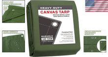 Load image into Gallery viewer, Heavy Duty 12'x20' Tarp with Reinforced Corners - Ideal for Camping and Canopy