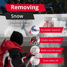 Load image into Gallery viewer, Durable Aluminum Roof Rake - 20 ft Snow Removal Tool for Efficient Clearing