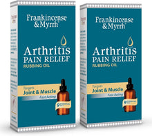 Load image into Gallery viewer, Arthritis Pain Relief Oil - Frankincense &amp; Myrrh, Fast-Acting 2 Pack (2 fl. oz.)