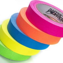 Load image into Gallery viewer, Professional-Grade Fluorescent Gaffer Tape - Easy Tear, Secure Cables, 5-Pack