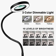 Load image into Gallery viewer, Heavy Duty Magnetic Helping Hands Soldering Station with 3X LED Magnifier