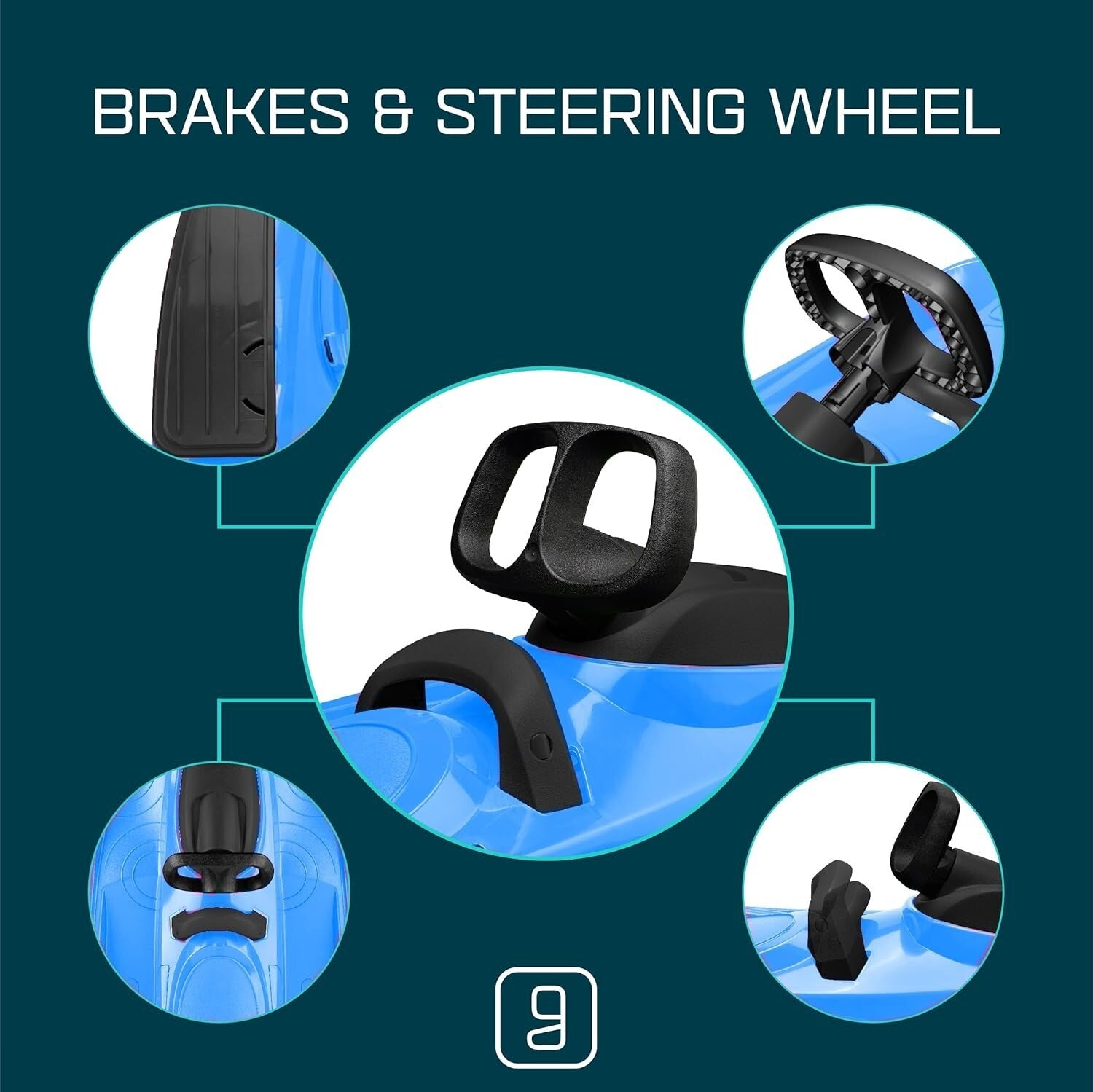 Lightweight & Durable Snow Sled for Ages 3+ – Fun for Kids and Adults