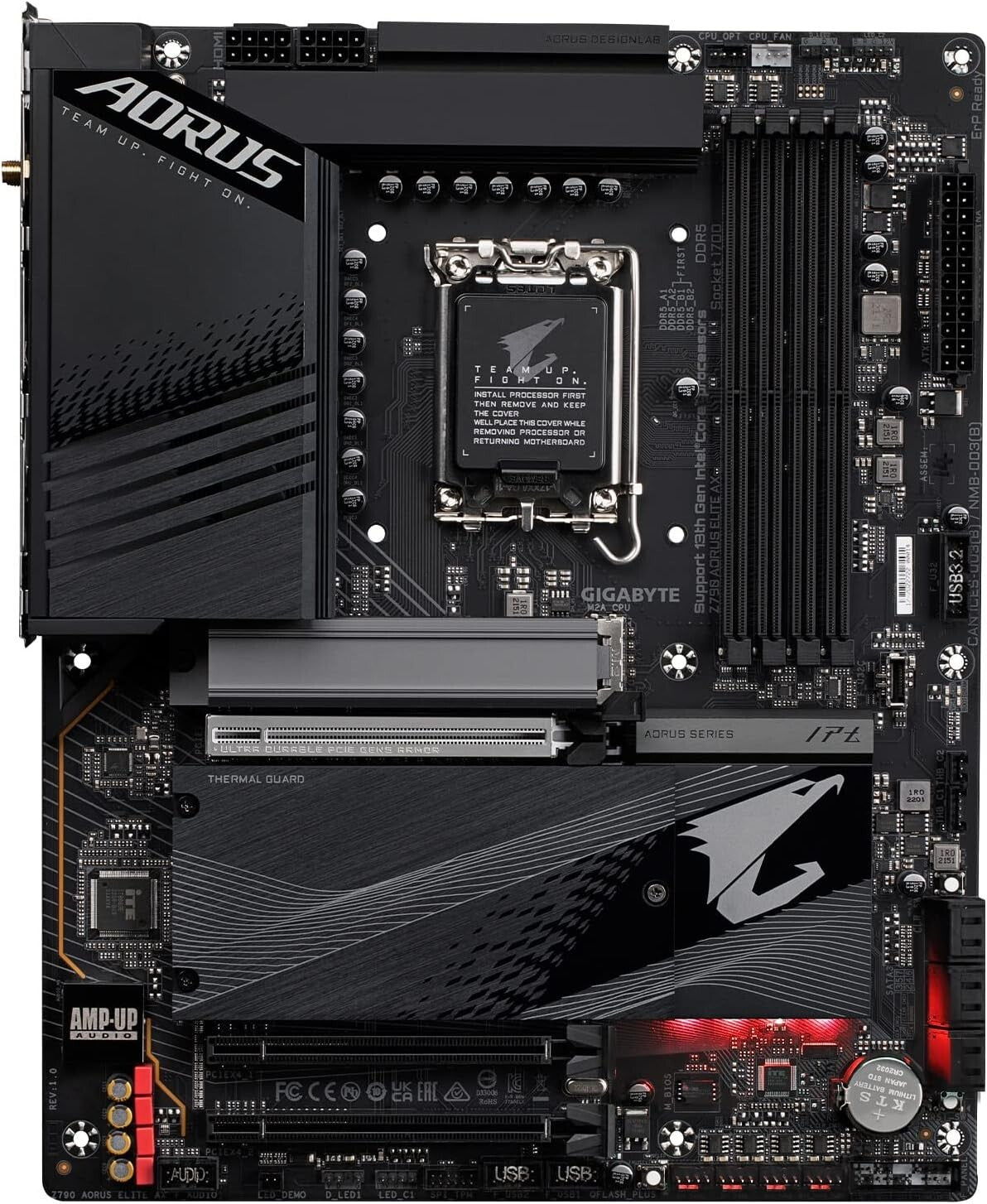 Advanced Gaming Motherboard: LGA 1700 Socket, Quad M.2 & Enhanced Thermal Design