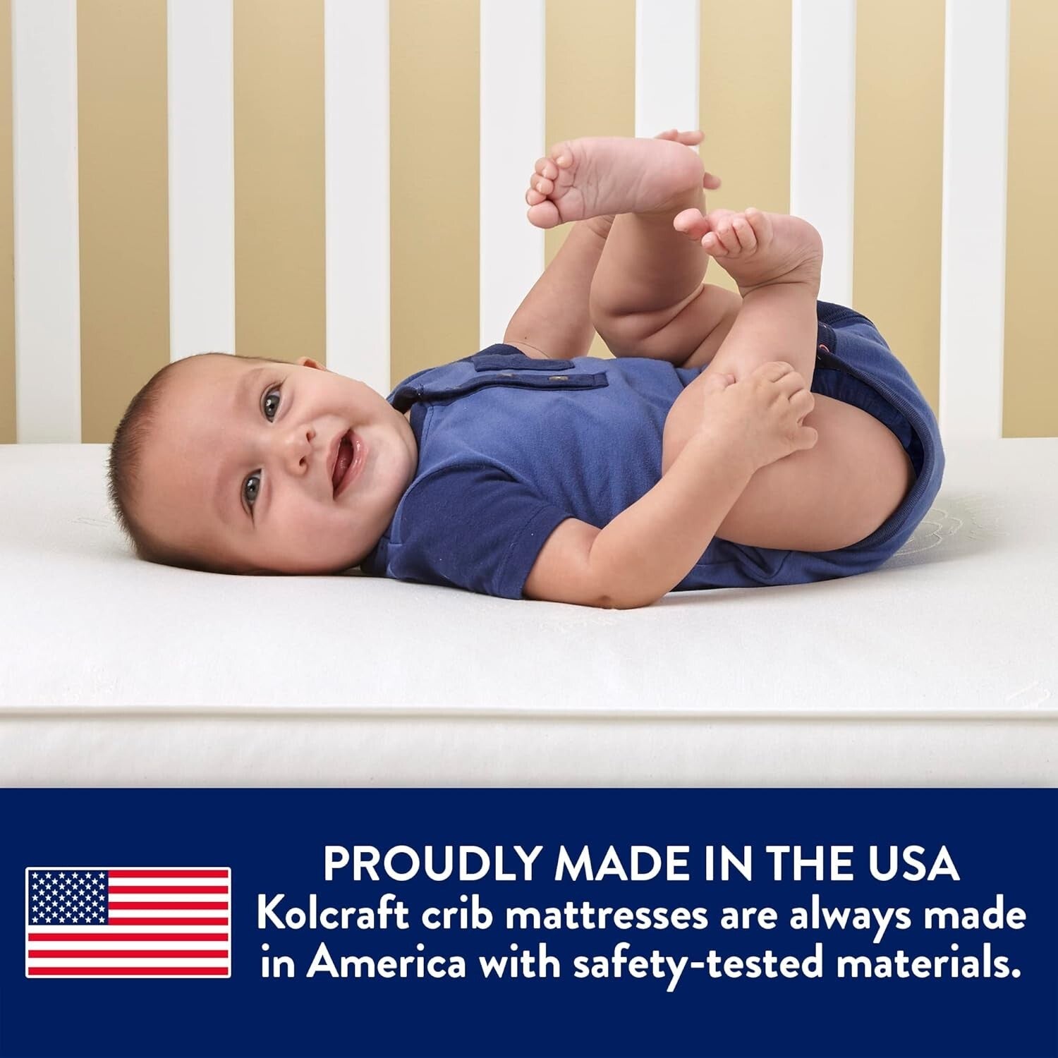 Durable Waterproof Mattress for Cribs and Toddlers - GREENGUARD Gold Certified