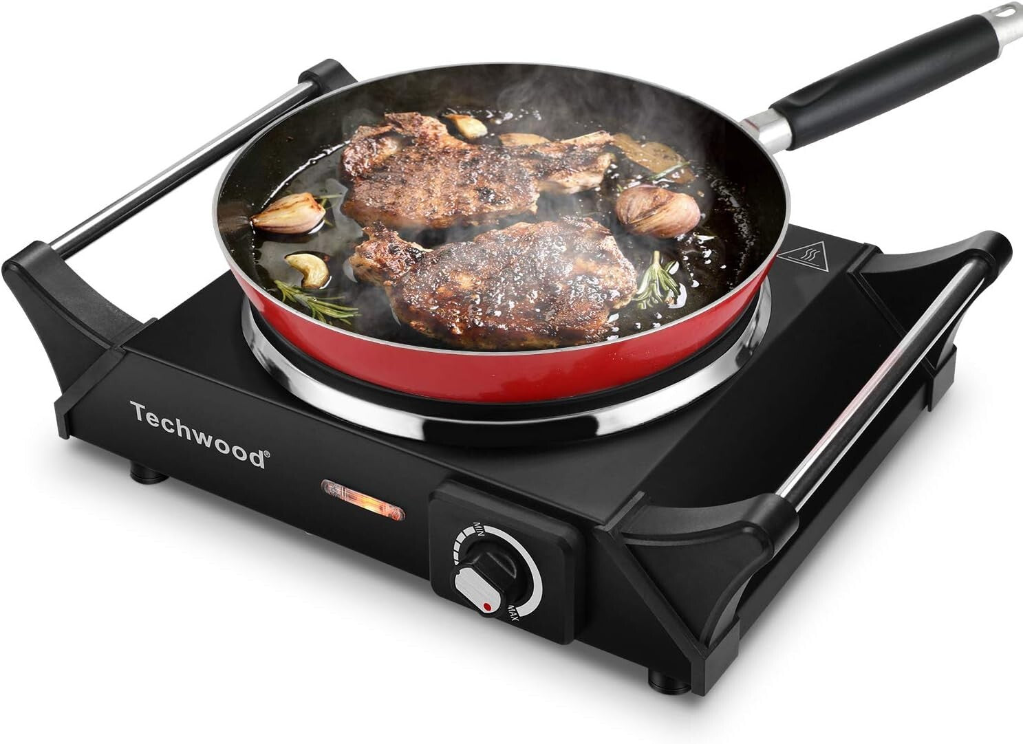 Lightweight Stainless Steel Hot Plate - Perfect for Travel & Everyday Cooking