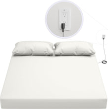 Load image into Gallery viewer, Organic Grounding Fitted Sheet King Size - 94% Cotton &amp; Silver for Restful Sleep