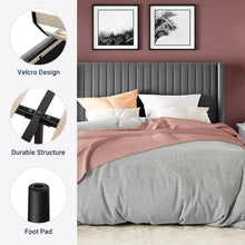Load image into Gallery viewer, Modern Upholstered Platform Bed with Squeak-Resistant Wooden Slats - Full Size