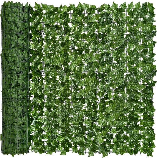59x236.2inch Faux Ivy Leaf Fence for Versatile Privacy - Perfect for Gardens