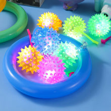 Load image into Gallery viewer, Flashing 2.17" Bouncy Balls - 100 Multicolor Rubber Party Favors for Events