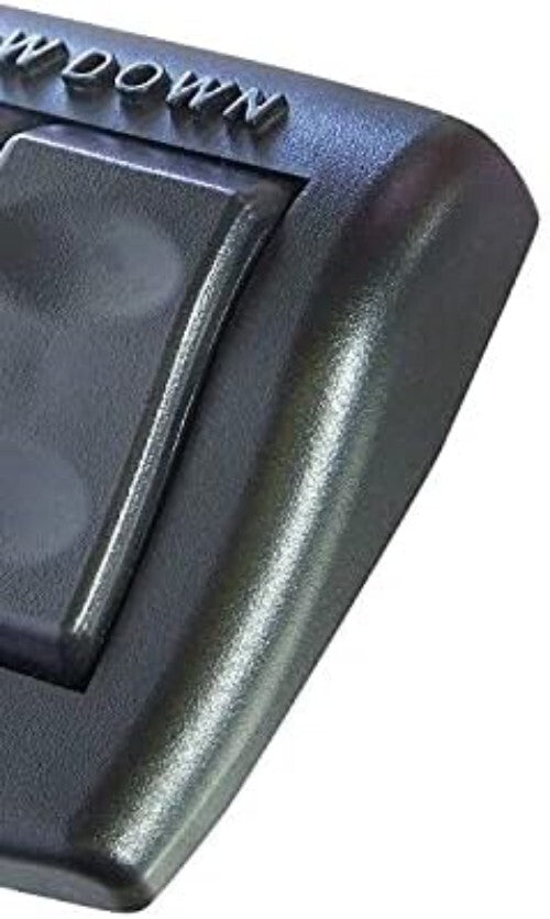 Compact Black Rocker Switch, 3V Touch Control - Ideal for Modern Decor