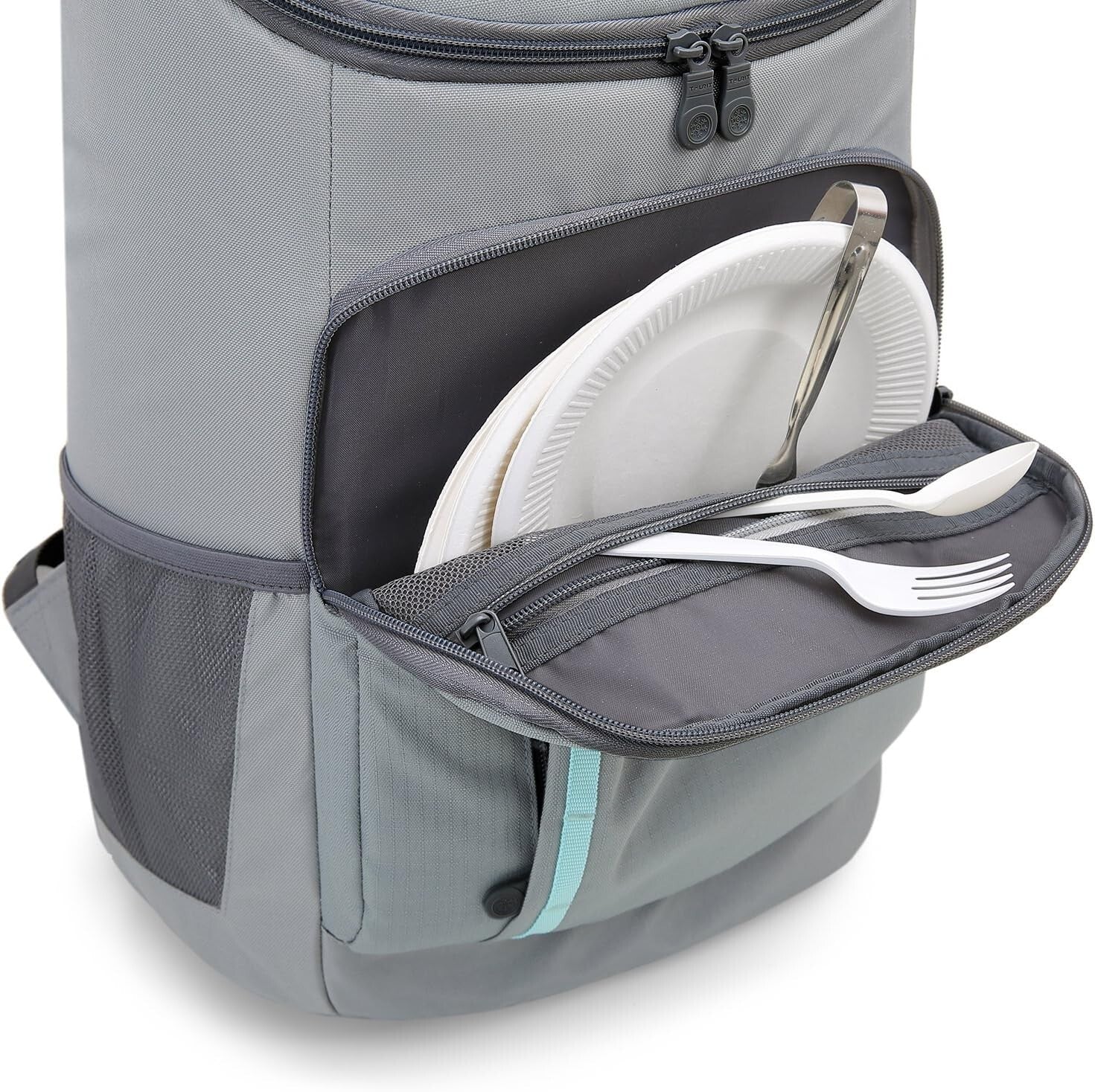 Durable Waterproof Insulated Cooler Backpack - 30 Can Capacity for Adventures