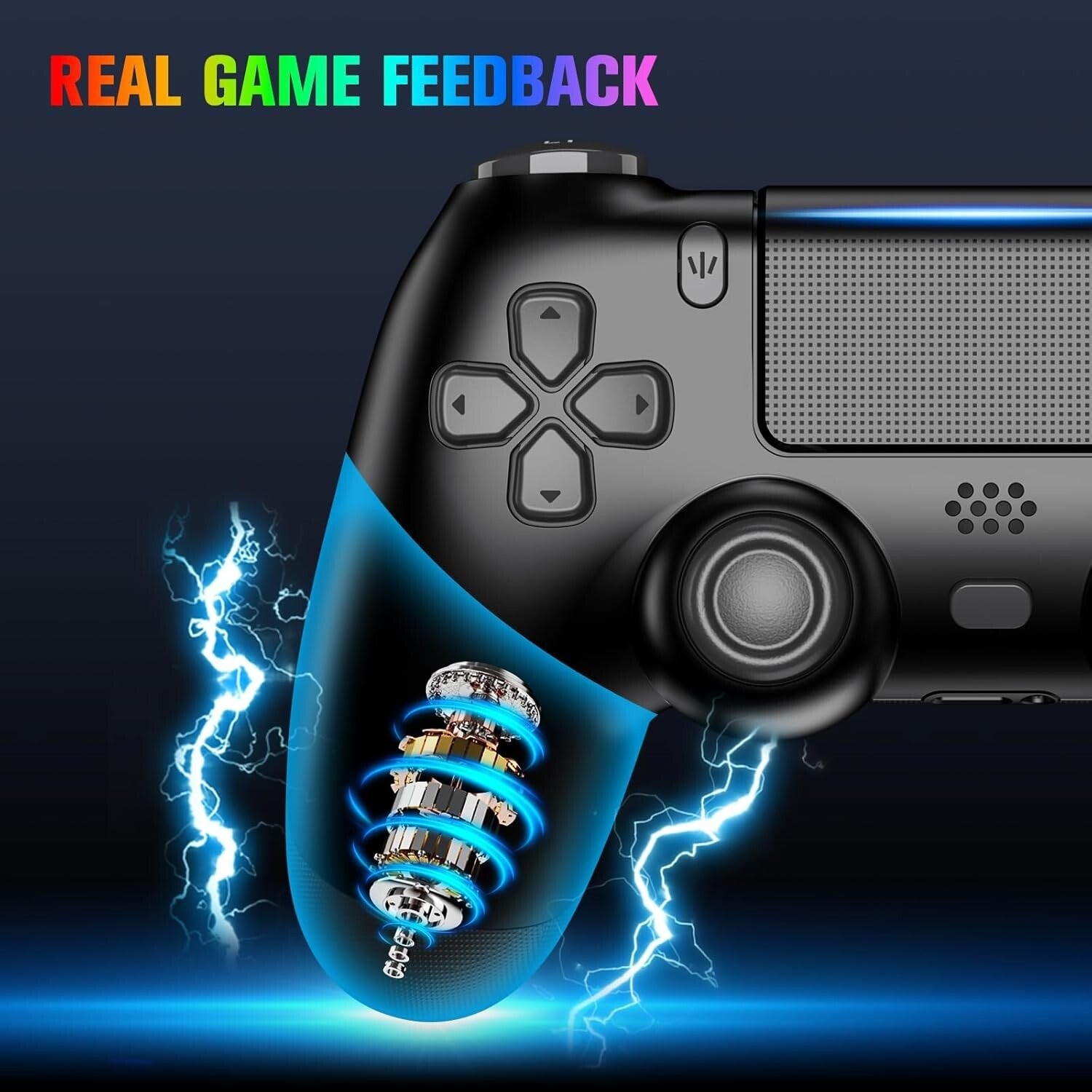 Wireless PS4 Controller 2 Pack with LED Charging Dock Station - Gaming Must-Have