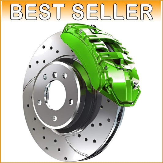 Epoxy Brake Caliper Paint Kit - High Temperature, Lime Green Finish, Made in USA