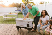 Load image into Gallery viewer, 125 Quart Insulated Hard Shell Ice Chest Cooler with Bottle Opener - Party Bar