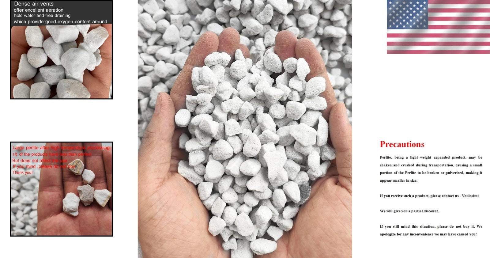 Natural 30QT Perlite for Aeration & Drainage - Ideal Soil Amendment for Plants