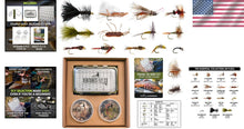 Load image into Gallery viewer, Assorted Fly Fishing Flies - 40 Hand-Tied Patterns for Trout, Bass, and More