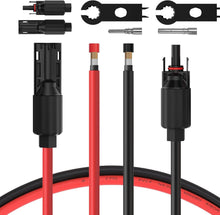 Load image into Gallery viewer, 8AWG Weatherproof Solar Extension Cable Kit with Male/Female Connectors - 10ft