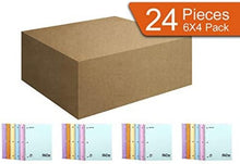 Load image into Gallery viewer, 24-Pack College Ruled Pastel Notebooks with Soft Cover &amp; Micro-Perforated Pages