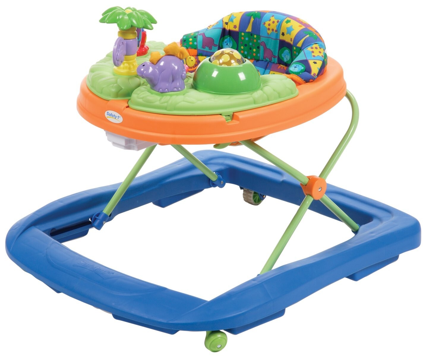 Baby Walker with Lights, Sounds, and Adjustable Height for Growing Infants