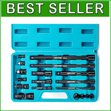 Load image into Gallery viewer, Professional 18PC Socket Adapter Set with Durable Carrying Case - ANSI Compliant
