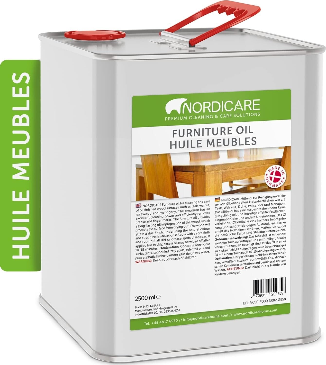 Danish Emulsified Wood Oil - A Natural Solution for Teak, Oak & Walnut Furniture