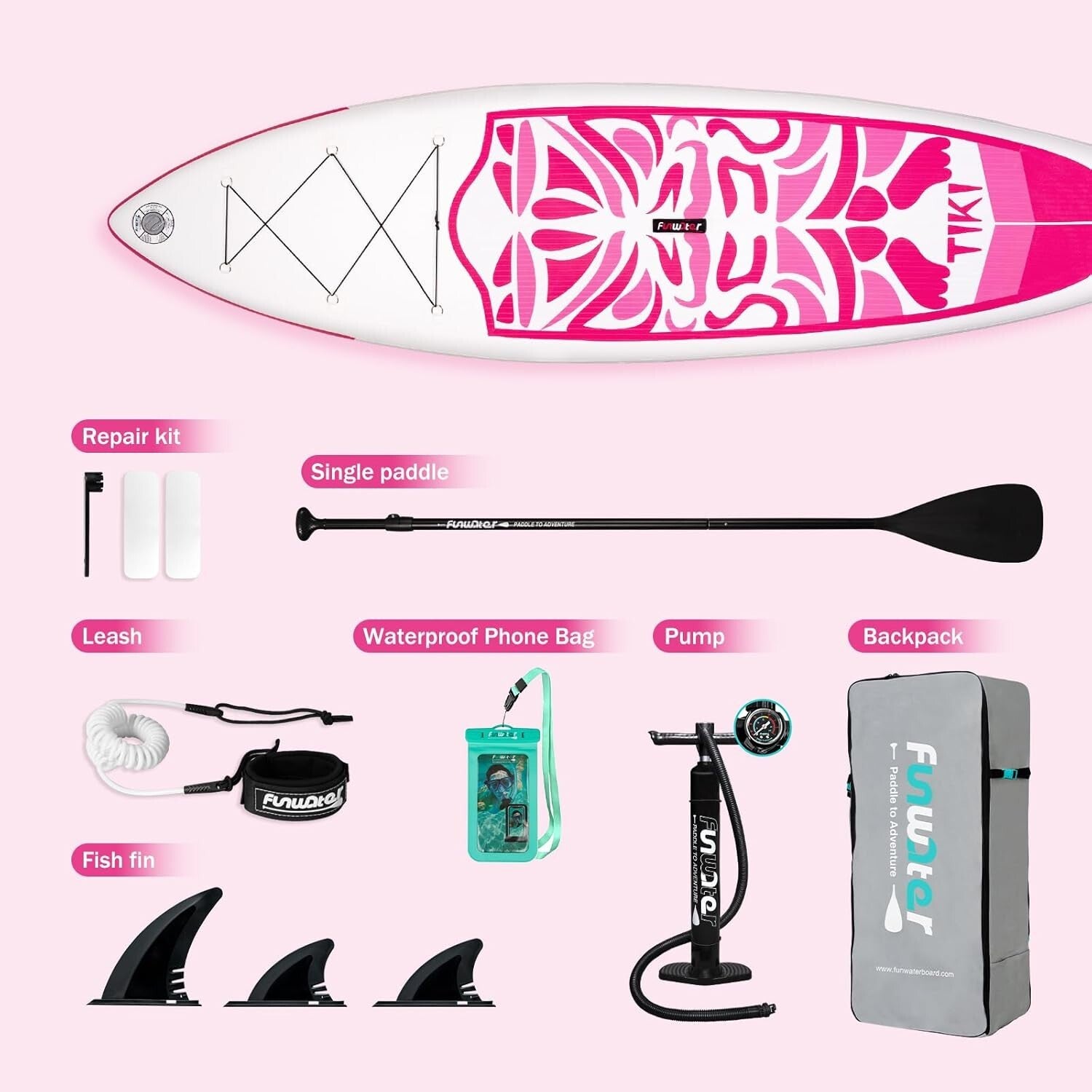 Premium Inflatable Stand Up Paddle Board - Complete Set with Backpack & Pump