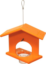 Load image into Gallery viewer, Eco-Friendly Oriole Bird Feeder - Amish-Made Poly Lumber, Orange Color