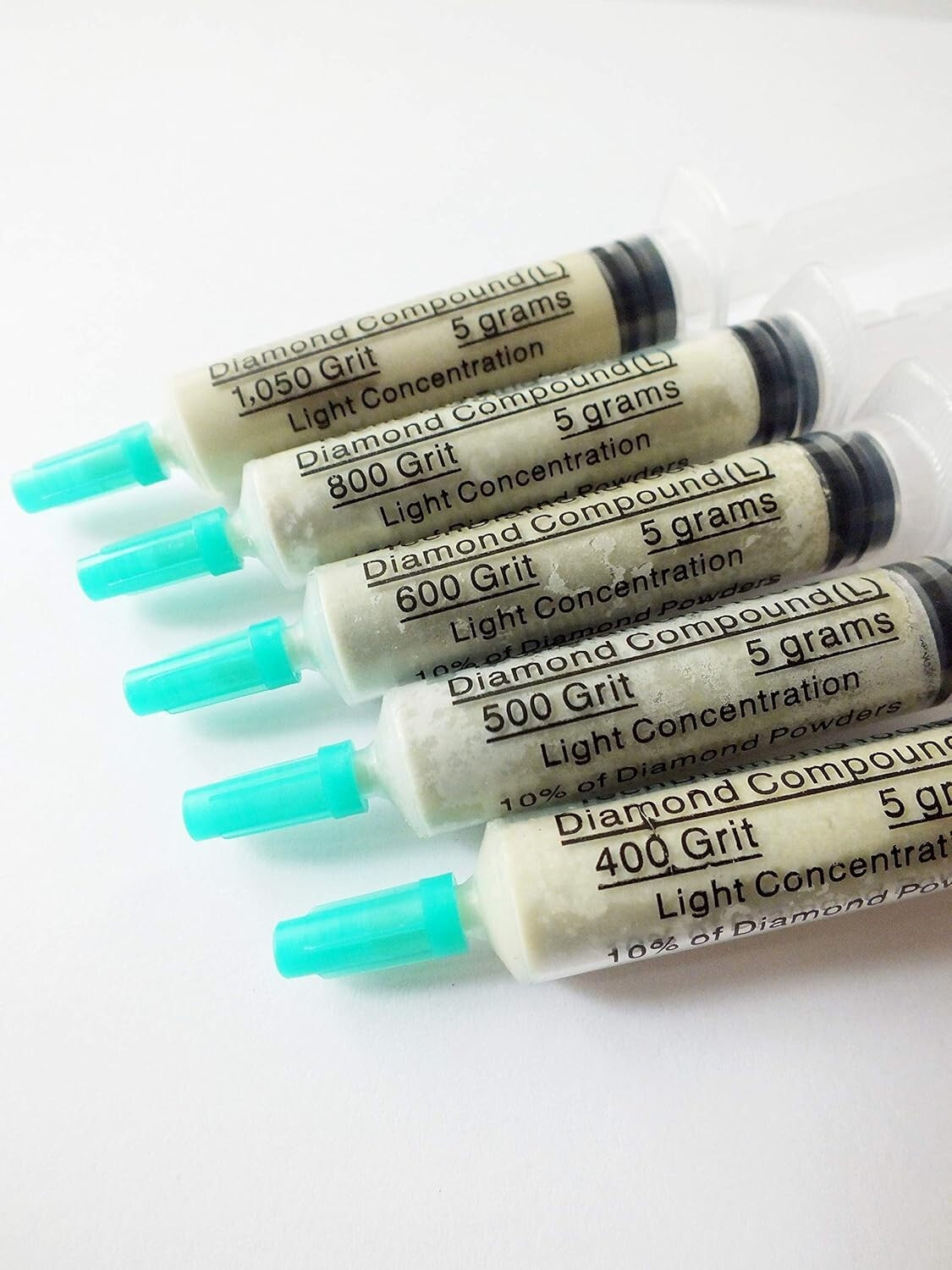 5-Piece Diamond Polishing Compound Kit for Jewelry, Metal, and Glass Repair