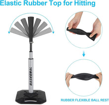 Load image into Gallery viewer, Heavy-Duty Baseball &amp; Softball Batting Tee with Adjustable Height (24.5-42”)