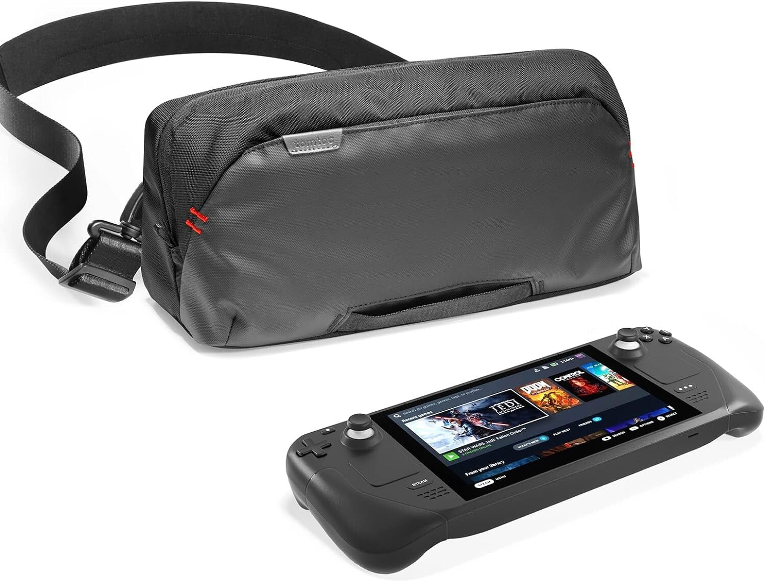 Functional Carrying Case with EVA Protection for Steam Deck & Nintendo Switch