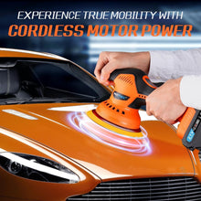 Load image into Gallery viewer, Portable 21V Car Detailing Polishing Machine with 18 PCS Accessories Included