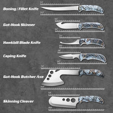 Load image into Gallery viewer, 12-Piece Hunting Knife Set - Portable Field Dressing Kit with Ergonomic Handle