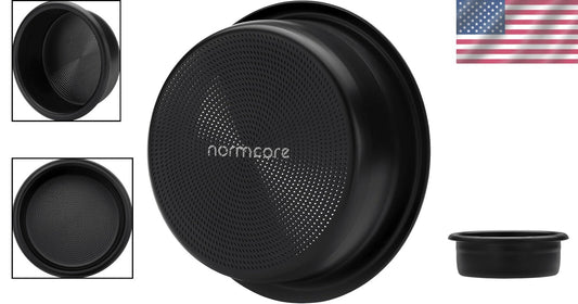 Durable 58mm Espresso Filter Basket with Laser-Cut Holes for Perfect Brews