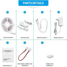 Load image into Gallery viewer, Customizable LED Strip Lights Kit with Dimmer - Ideal for Stylish Interiors