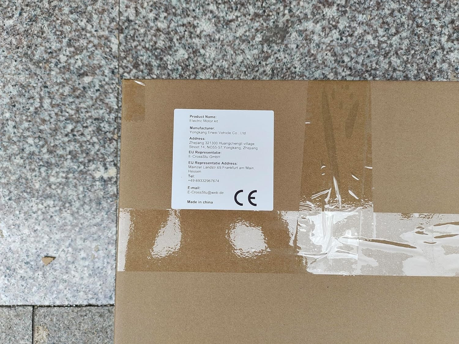 Urban Electric Bicycle Conversion Kit - 450W Left Drive with Freewheel Design