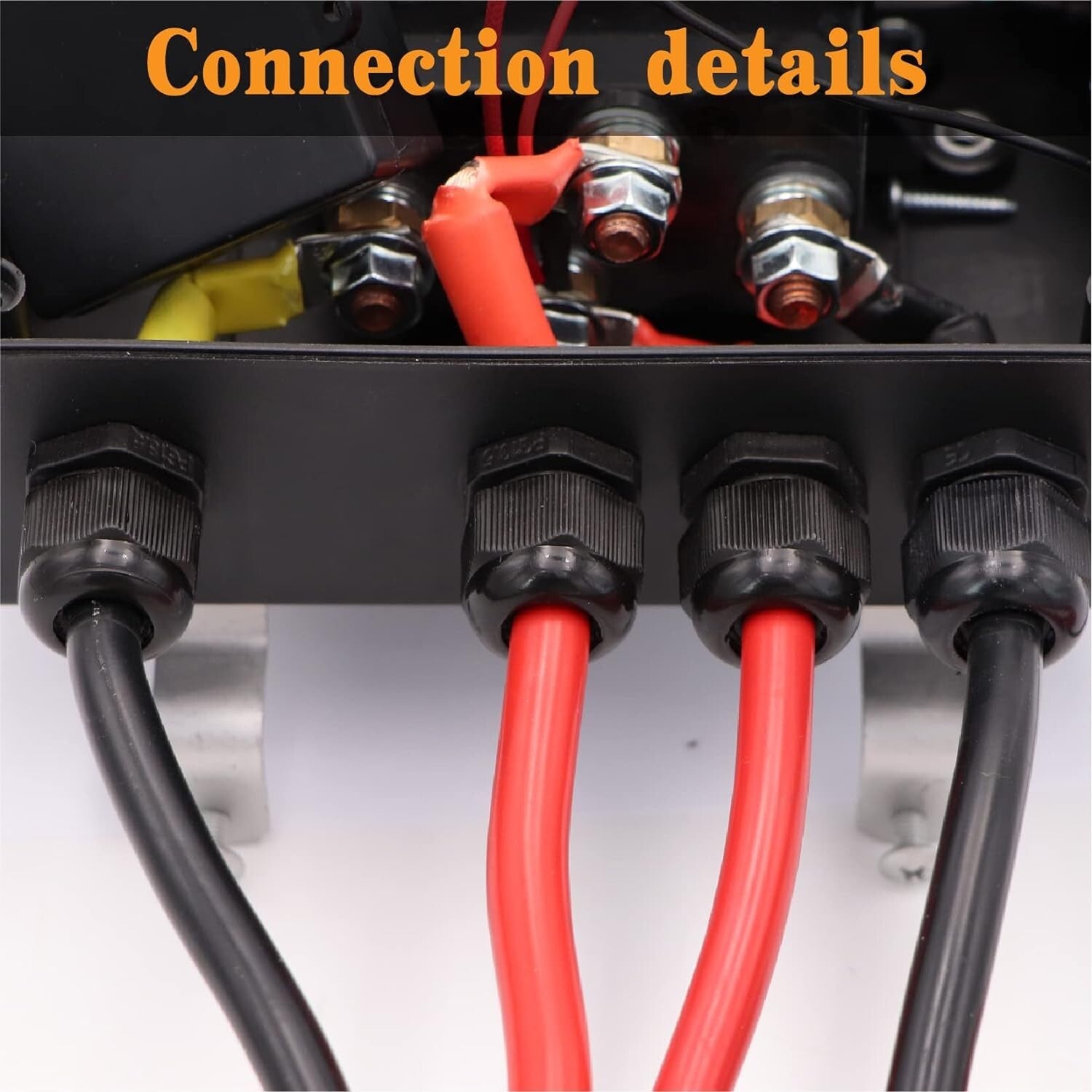 Heavy-Duty 12V Winch Solenoid Contactor with Pre-Wired Control Box & Hand Switch