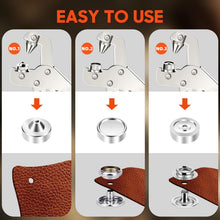 Load image into Gallery viewer, 40-Set Snap Fastener Tool Kit - Effortless Snap Installation for DIY Projects
