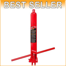 Load image into Gallery viewer, Heavy-Duty Hydraulic Long Ram Jack 8 Ton Capacity with Glide Pump - Red
