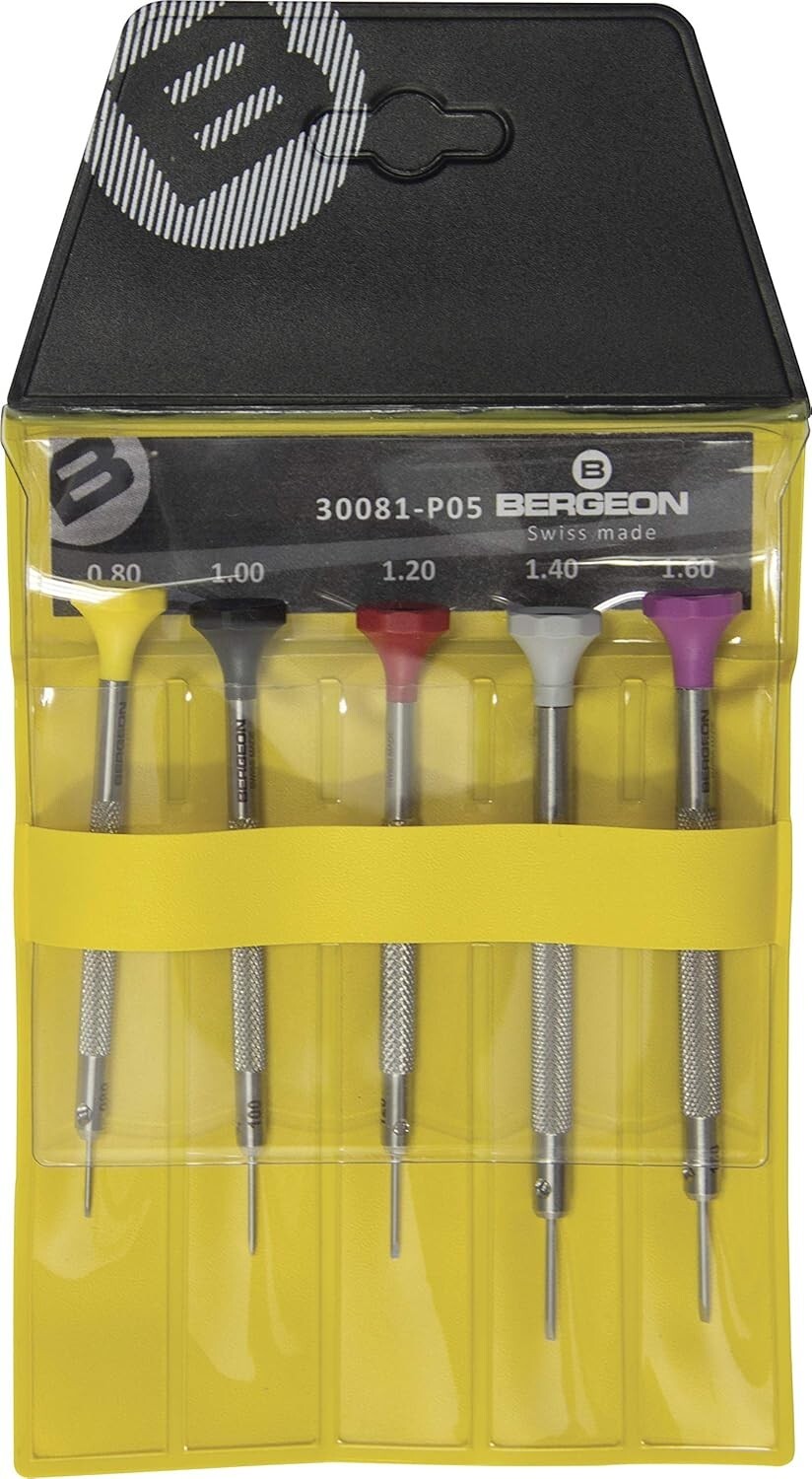 Precision Swiss 5-Piece Stainless Steel Screwdrivers - Ergonomic and Lightweight