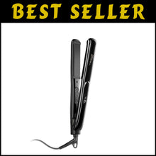 Load image into Gallery viewer, Curved-Edge 1-Inch Ceramic Flat Iron: Perfect for Waves, Curls &amp; Straight Hair
